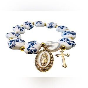 Faith Bracelet – Virgin Mary, Cross